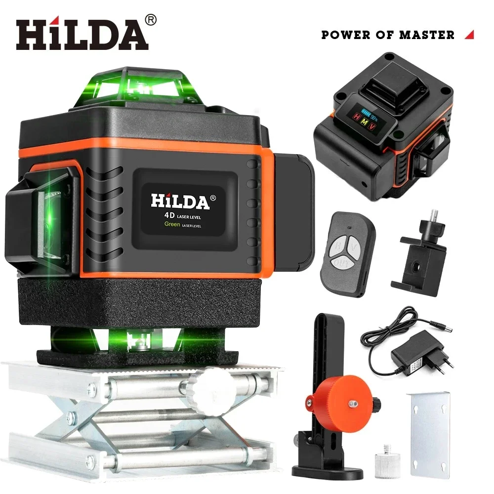 Laser Level Rotary - HILDA Laser 16/12 garis 4D, garis