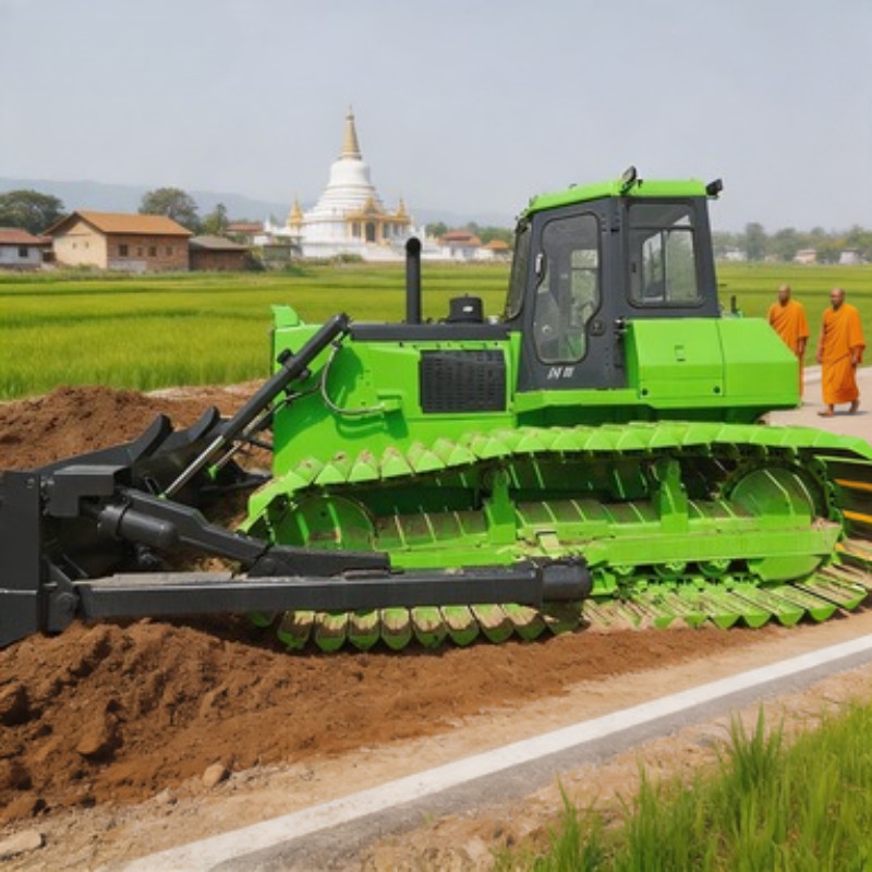 Heavy Equipment Bulldozer - Bulldozer Beroda Rantai SEM818F 180HP Mesin