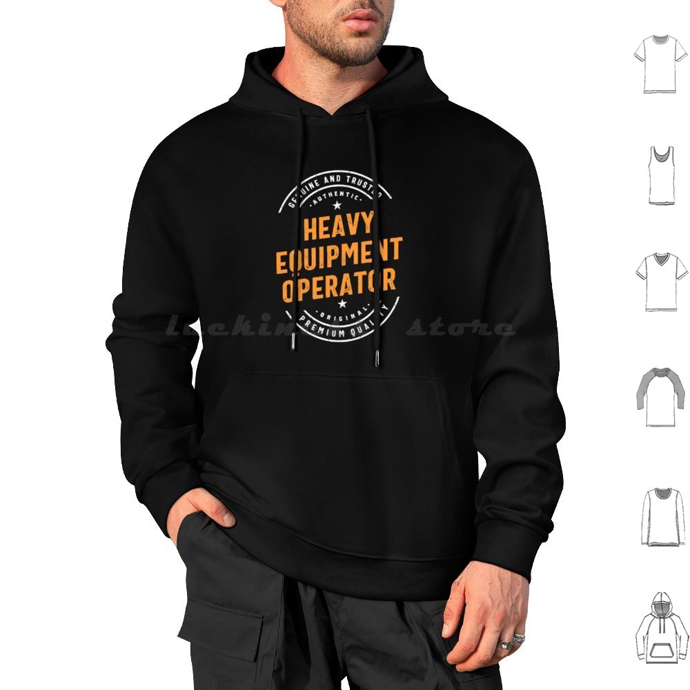 Heavy Equipment Jobs - Hoodie Operator Alat Berat Lengan Panjang