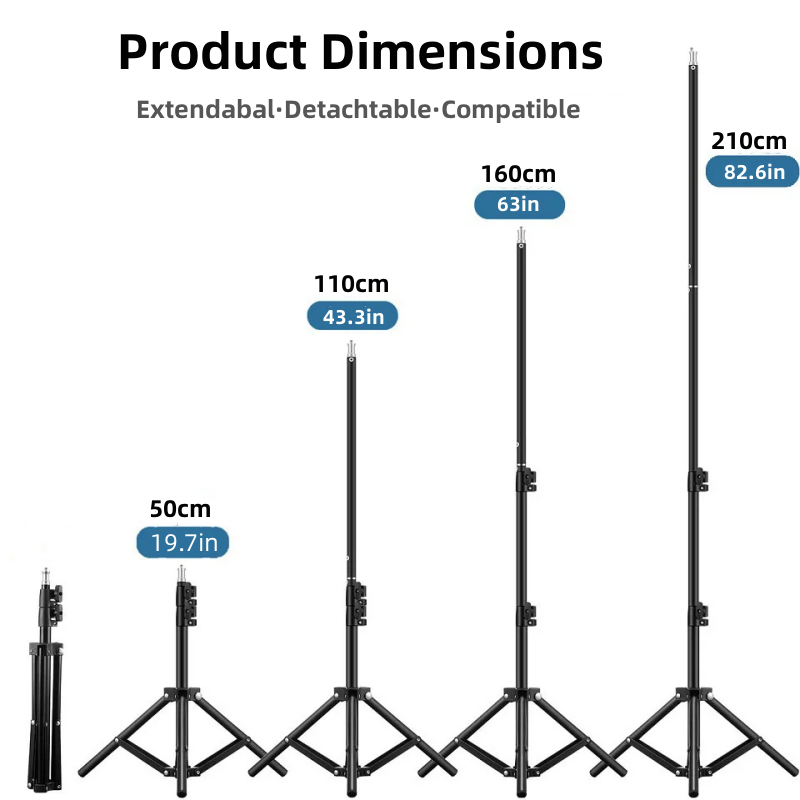Heavy Equipment Video - Statif Lampu Logam Paduan Berat RP01-B
