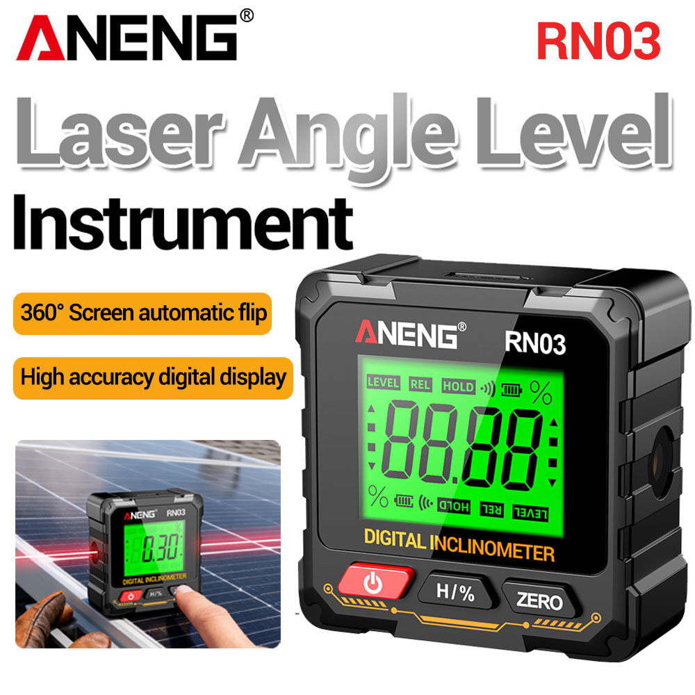 Laser Digital Protractor Incli - Laser Level Rotary ulasan dan harga