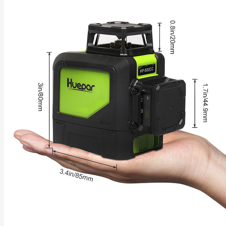 Huepar 902CG 360 Tingkat Laser - Laser Level Rotary ulasan dan harga