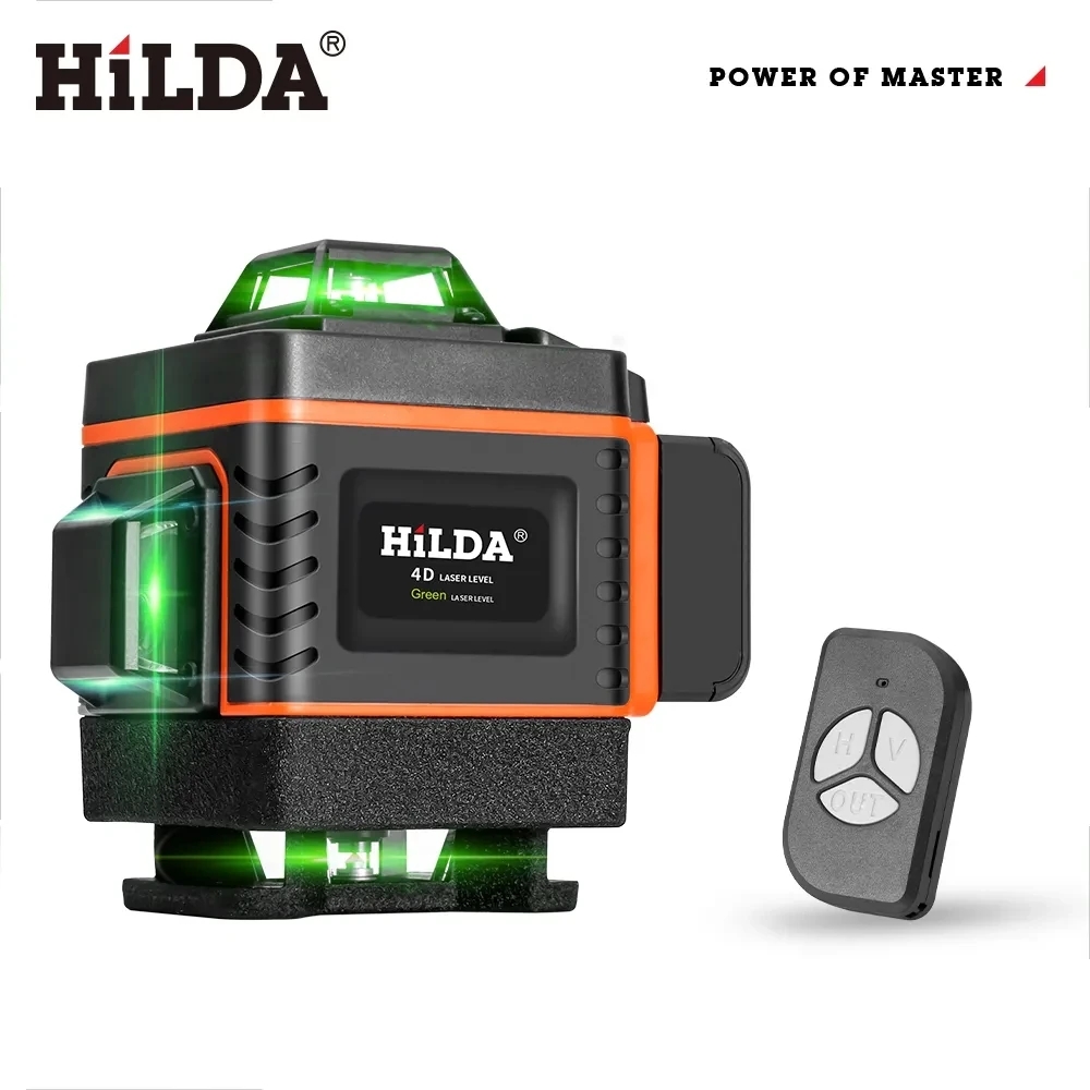 HILDA Laser 16/12 garis 4D, ga - Laser Level Rotary ulasan dan harga