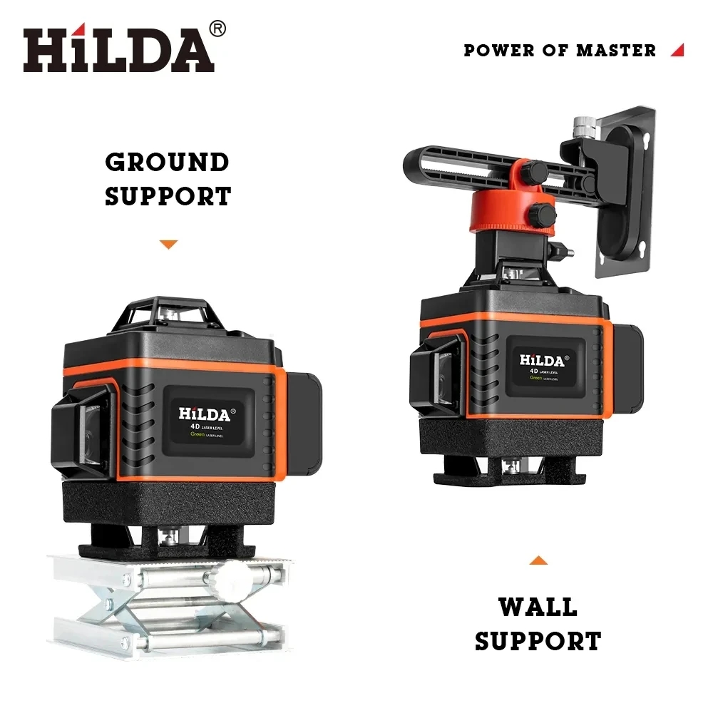 HILDA Laser 16/12 garis 4D, ga - Laser Level Rotary ulasan dan harga