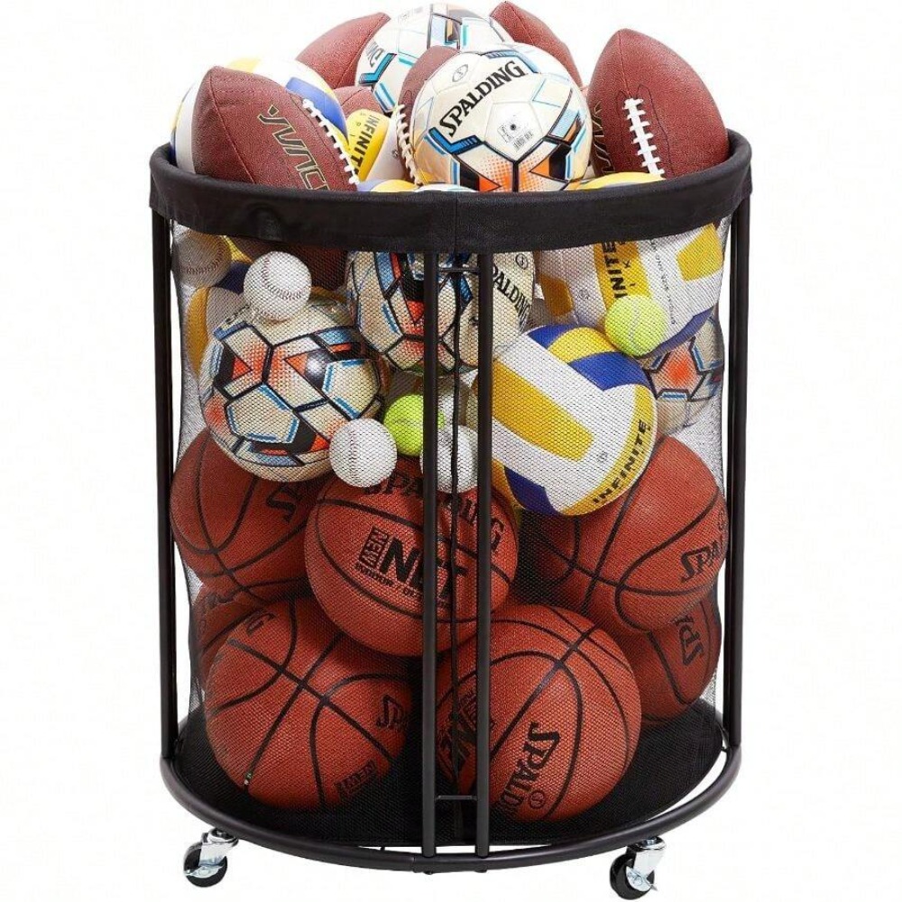 Troli Penyimpanan Bola Tahan B - Heavy Equipment Garage ulasan dan harga