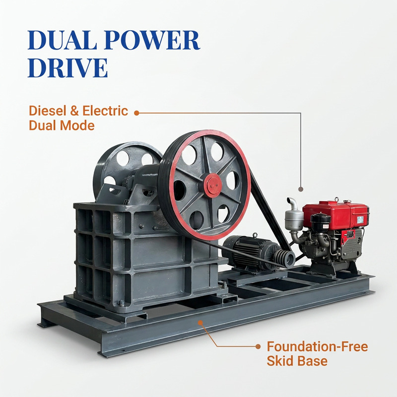 Crusher Jaw Mobile Diesel-Elek - Heavy Equipment Electrical ulasan dan harga