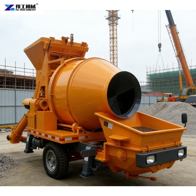 Pompa Beton dan Truk Pengaduk  - Concrete Mixer Machine ulasan dan harga