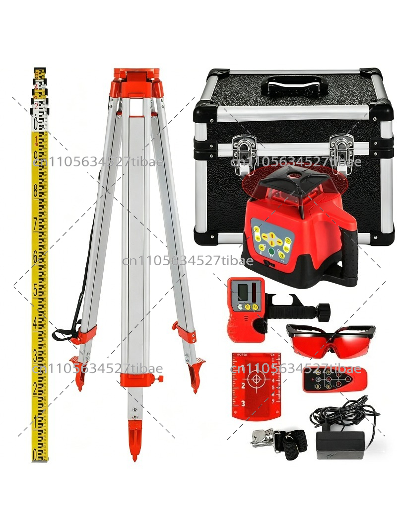 Laser Level Merah Jangkauan 50 - Laser Level Rotary ulasan dan harga