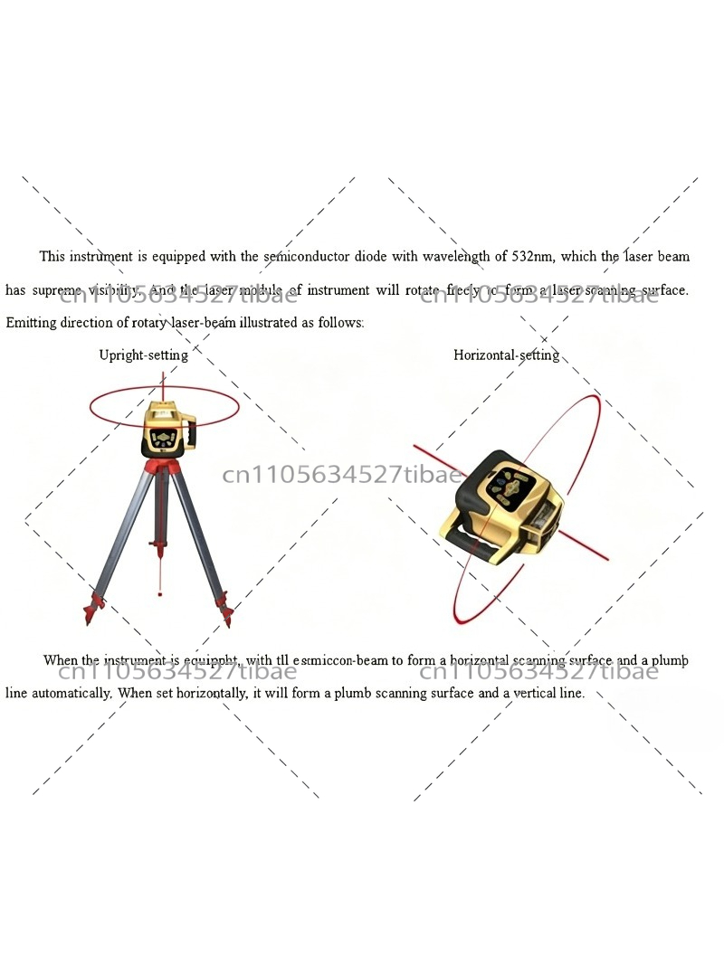 Laser Level Merah Jangkauan 50 - Laser Level Rotary ulasan dan harga