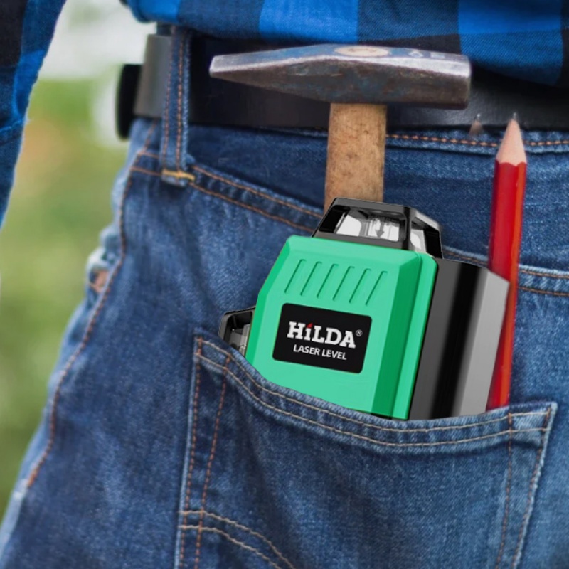 HILDA 12/16 Garis Laser Hijau  - Laser Level Rotary ulasan dan harga