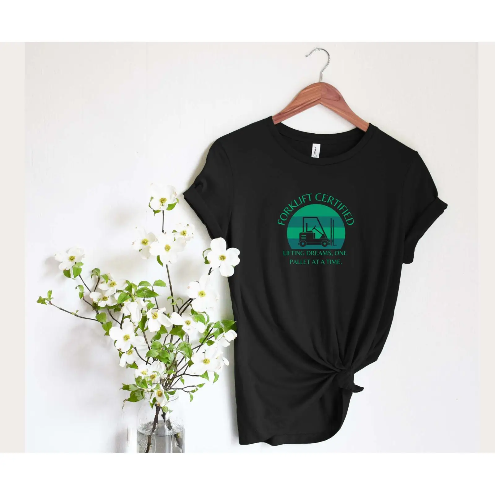 Kaos Lucu Bersertifikat Forkli - Heavy Equipment Forklift ulasan dan harga